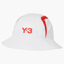 Palace Y-3 Bucket Has White/Red