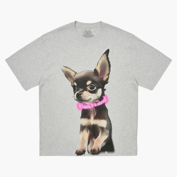 Palace Yappy T-shirt Marl grigio