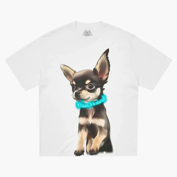 Palazzo yappy t-shirt bianco