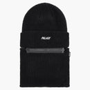 Palace Zip Off Facewarmer P Beanie Black