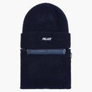 Palace Zip Off Face Camer P Beanie Navy