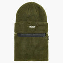 Palace Zip Off Facaware P beanie the Deep Green
