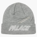 Palacio Zip Pocket Beanie Grey Marl