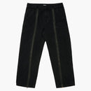 Palace zapinane na zamek spodni czarny