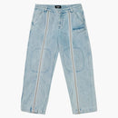 Palác zip na letové kalhotové kamenné praní