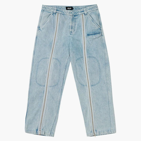 Palace Zipped Flight Trouser Stone Wash