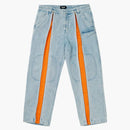 Palác zip na letové kalhotové kamenné praní