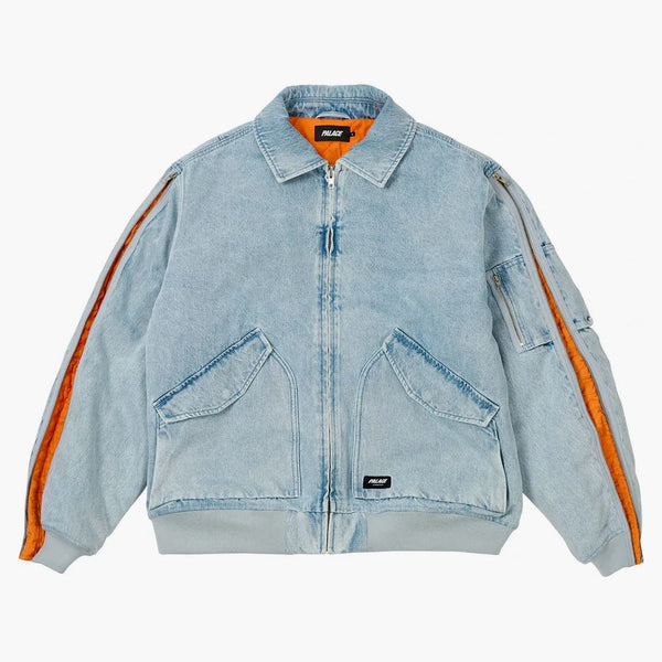 Palác Ziped MA-1 Bomber bunda Stone Wash