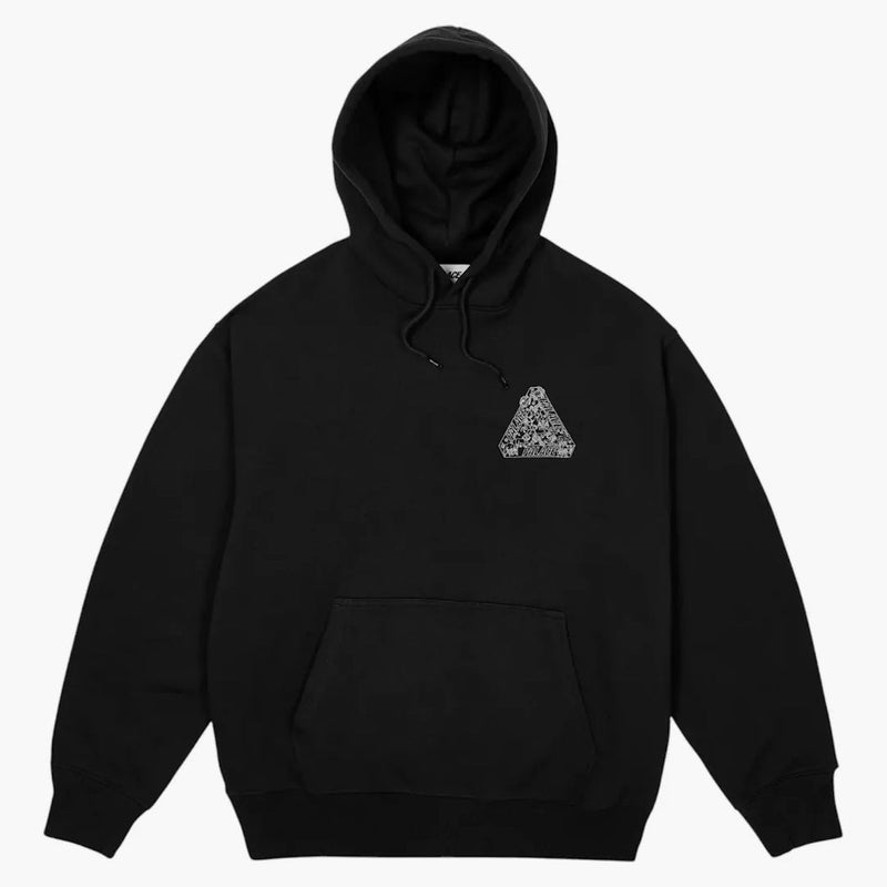Palace Zodiac Tri-Ferg Hood Black