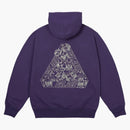 Purp del cappuccio Tri-Ferg zodiacale di palazzo