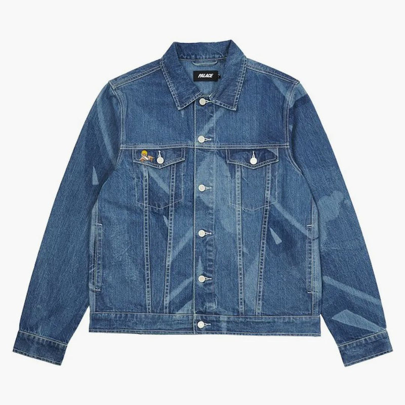 Palác Zomby Denim Jacket Stone Wash