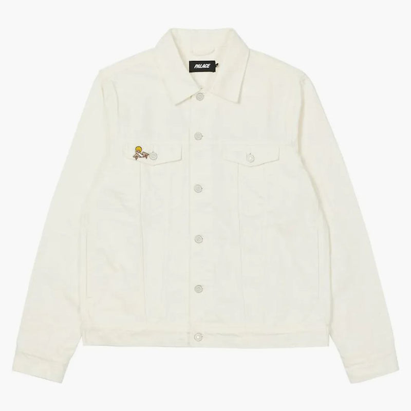 Palace Zomby Denim Jacket White