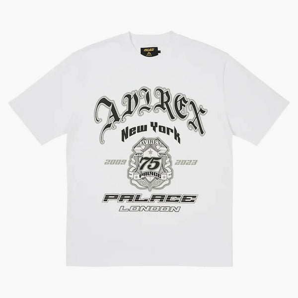 Palace X Avirex T-shirt White