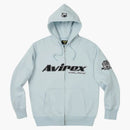 Palace X Avirex Zip Hood Chill Blue