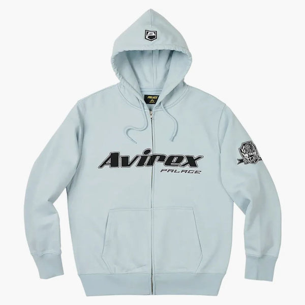Palace x Avirex Zip Hood Chill Blue