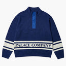 Palace x C.P. Firma lejek szyi na dzianie jasny kobalt