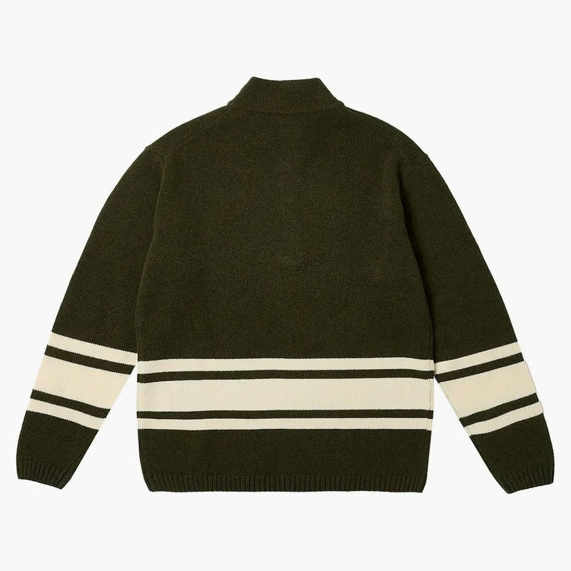 Palace X C.P. Företagstratthalsstickande oliv