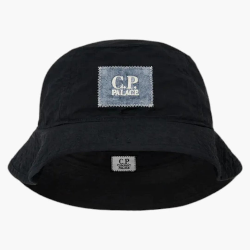 Palace X C.p. Company Plain Paper Touch Goggle Bucket Hat Navy