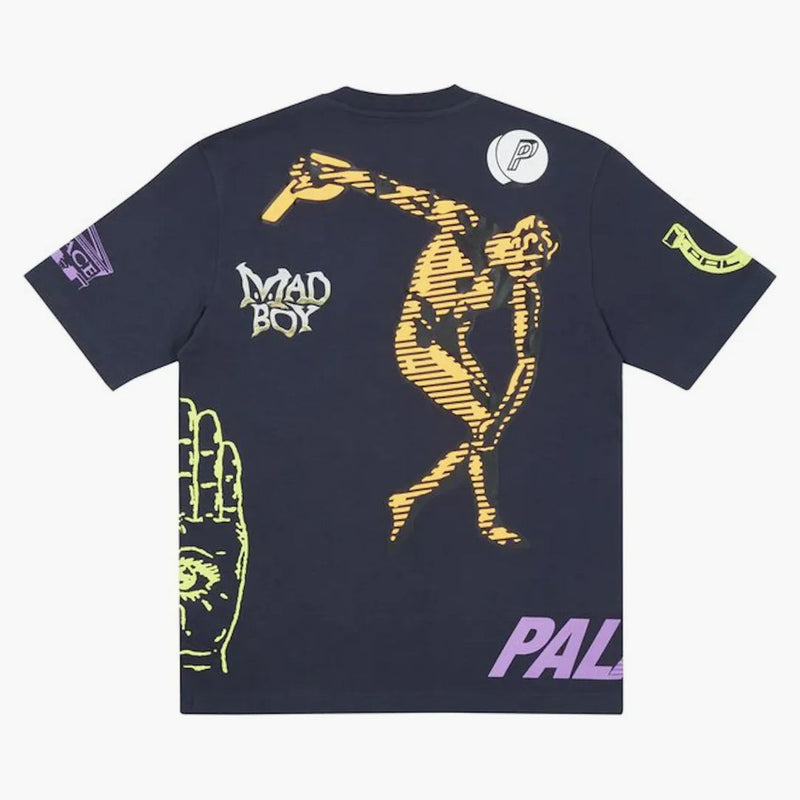 Palace x Cannondale Mad Boy T-shirt marin