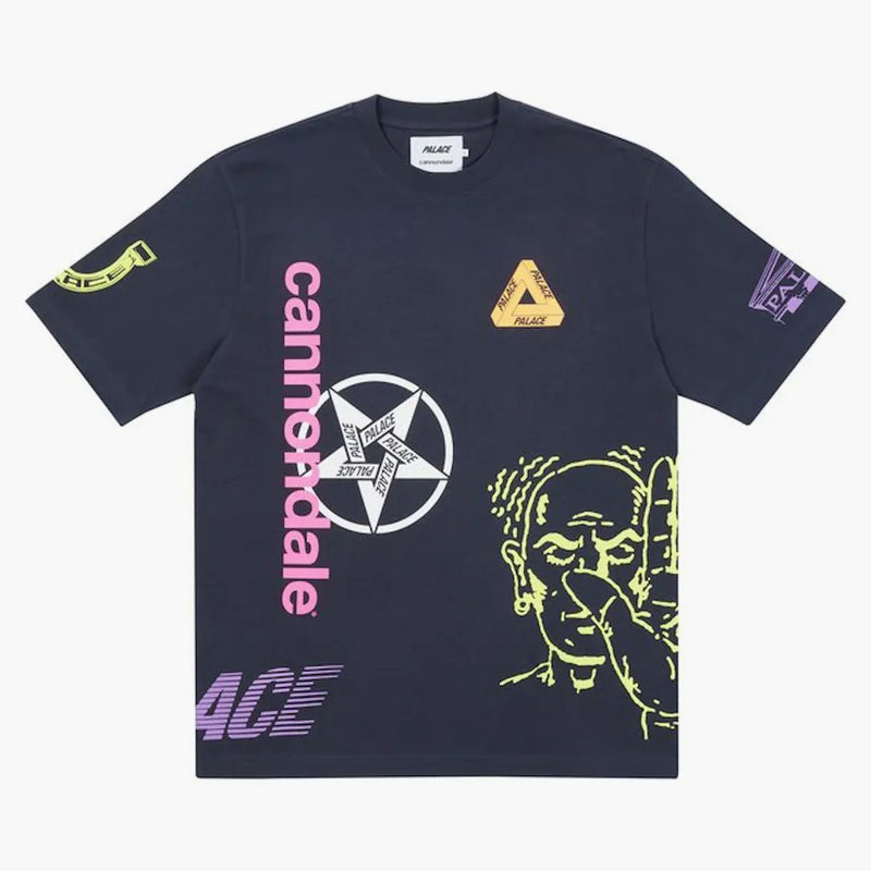 Palace x Cannondale Mad Boy T-shirt marin