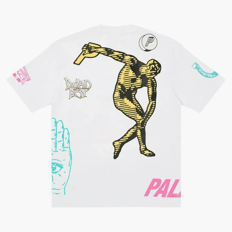 Palace x Cannondale Mad Boy T-shirt bianco