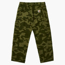 Palace X Carhartt Wip Double Knee Pant Dollar Green