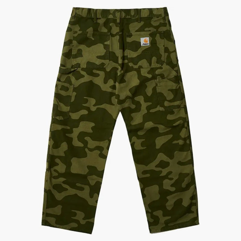 Palace x Carhartt Wip Double Knee Pant Dollar Green