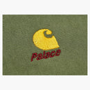 Palace x Carhartt Wip Hood Dollar Green