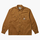 Palace x Carhartt Wip Longsleeve Master Shirt Hamilton Brown