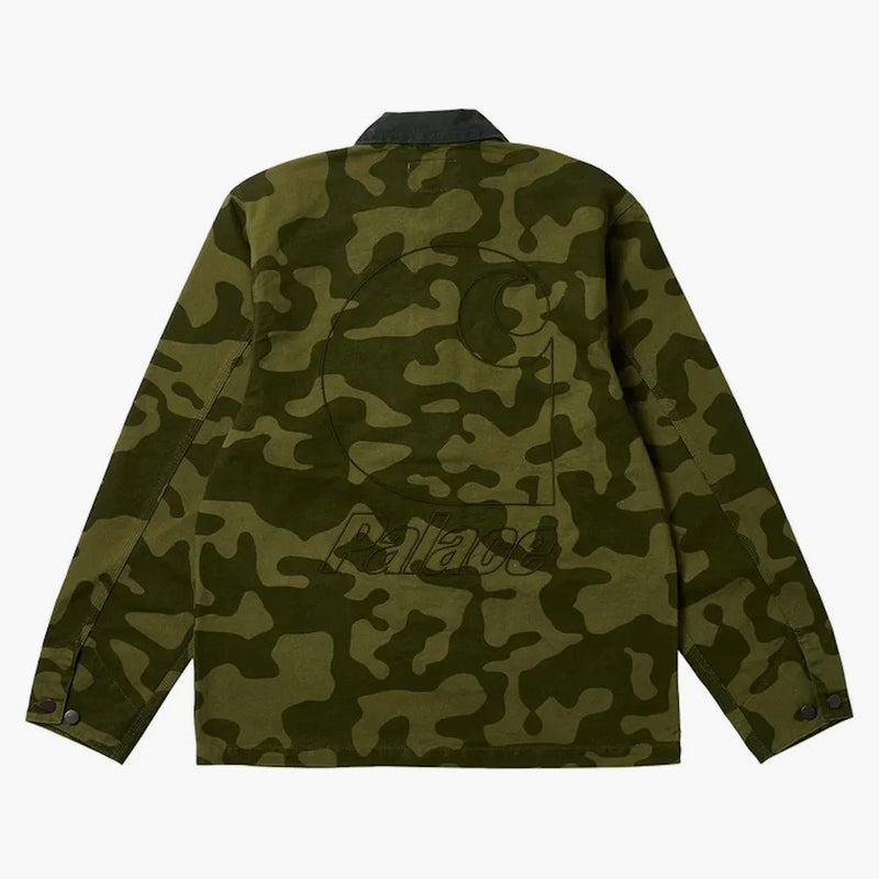 Palace X Carhartt Wip Michigan Coat Dollar Green Camo