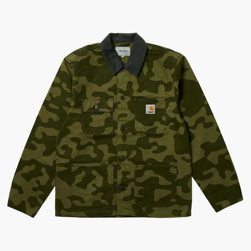 Palace X Carhartt Wip Michigan Coat Dollar Green Camo