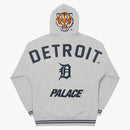Palace X Detroit Tigers New Era Drop Shoulder Hood Gray Marl