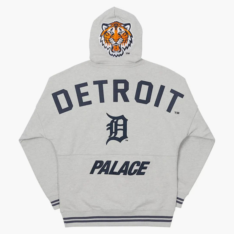 Palác x Detroit Tigers New Era Drop rameno kapuce šedá marl