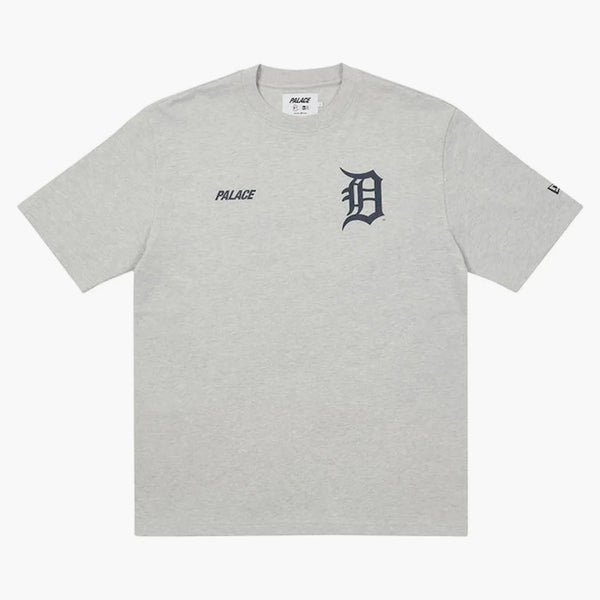 Palace X Detroit Tigers New Era T-Shirt Gray Marl