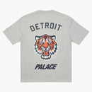 Palace x Detroit Tigers New Era T-shirt Grey Marl
