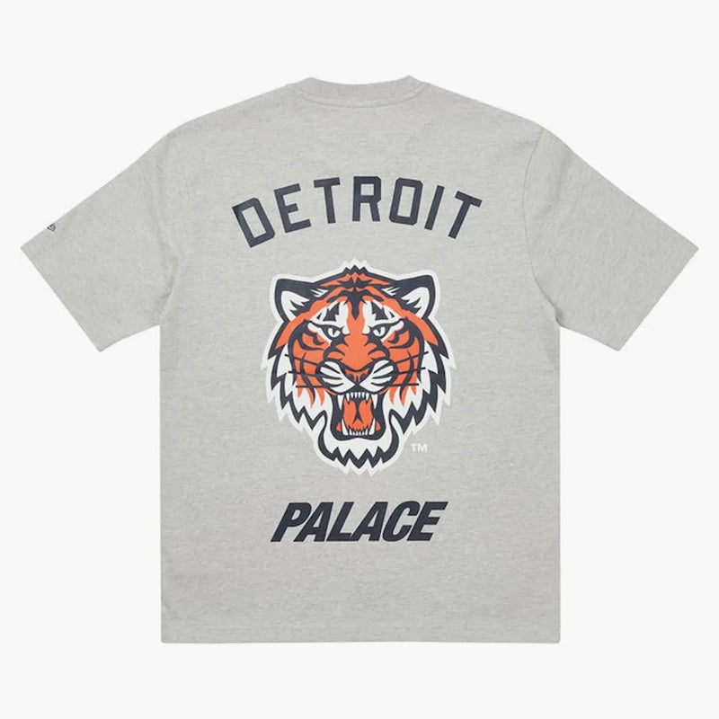 Palace X Detroit Tigers New Era T-Shirt Gray Marl