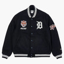 Palace X Detroit Tigers New Era Wool Stadium Jacket Navy
