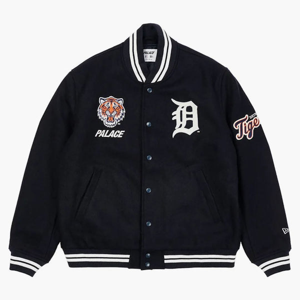 Palác x Detroit Tigers New Era Wool Stadium Jacket Navy