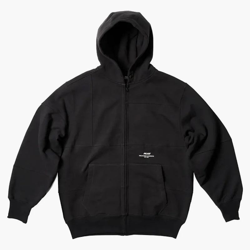 Palace X Engineered Garments Heavy Patchwork Zip Hood Black