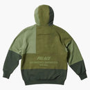 Palace X Engineered Garments Heavy Patchwork Zip Hood Olive