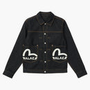 Palace x Evisu Classic Seagull Denim Jacket Indigo Raw