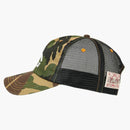 Palace X Evisu Denim Mesh Trucker Cap Camo