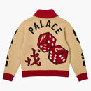 Palace X Evisu Dice Cowichan Knit Cream