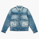 Palace X Evisu Dice Denim Jacket Light Wash