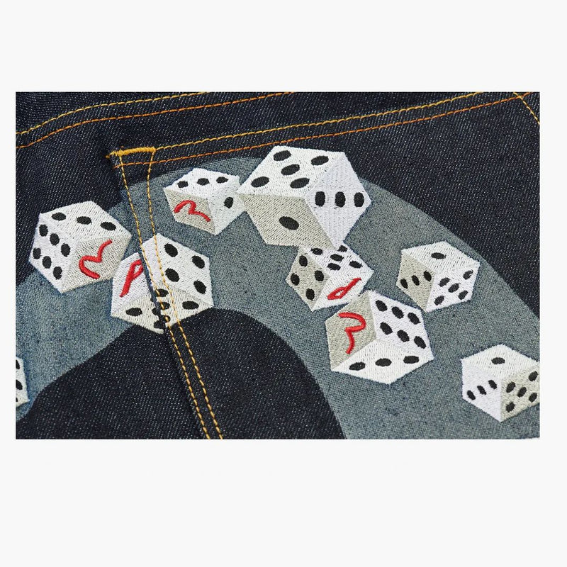 Palace X Evisu Dice Denim Jean Raw