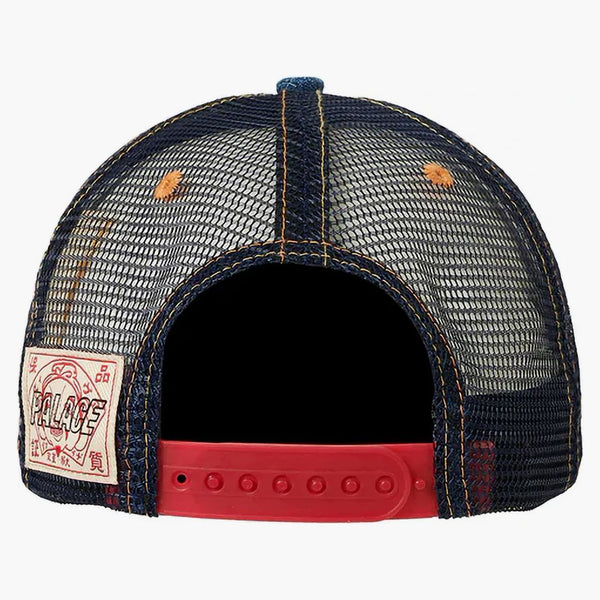 Palác x Evisu Dice Mesh Trucker Light Wash