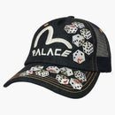Palace X Evisu Dice Mesh Trucker Raw
