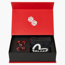 Palace x evisu kostka czerwona