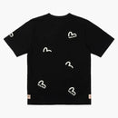 Palác x evisu multi kapesní tričko černé