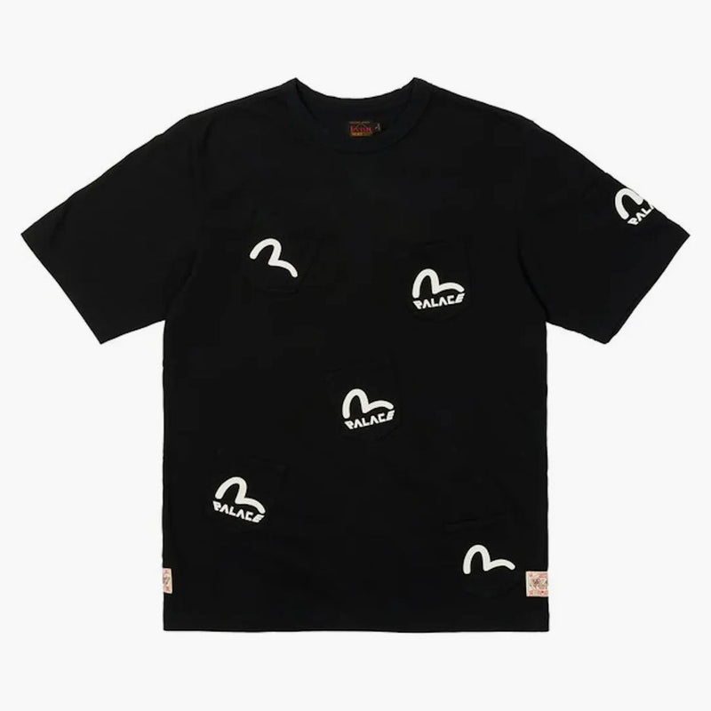 Palace X Evisu Multi Pocket T-shirt Black